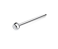 1.3mm Ball Straight Silver Nose Stud NSKA-60